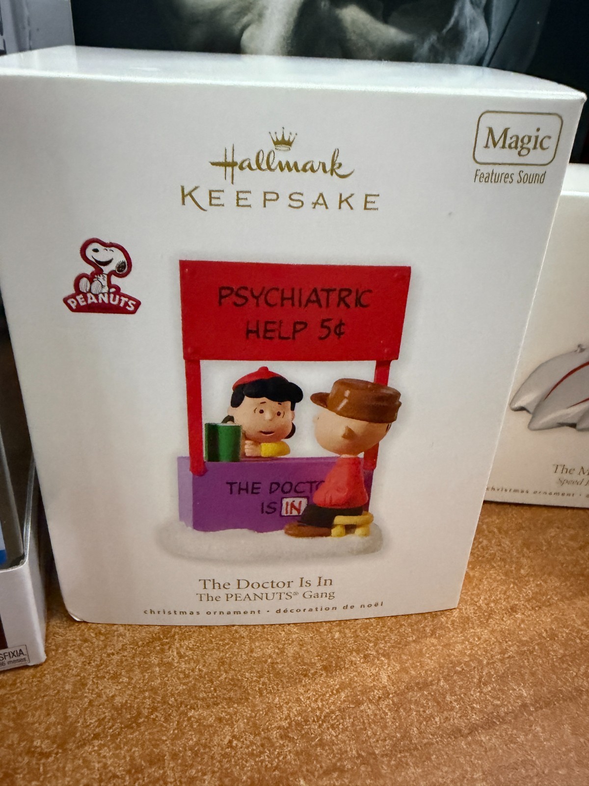 Hallmark Keepsake The Doctor Is In The Peanuts Gang Magic Sound Ornament 2010 Hallmark Keepsake The Doctor Is In The Peanuts Gang Magic Sound Ornament 2010