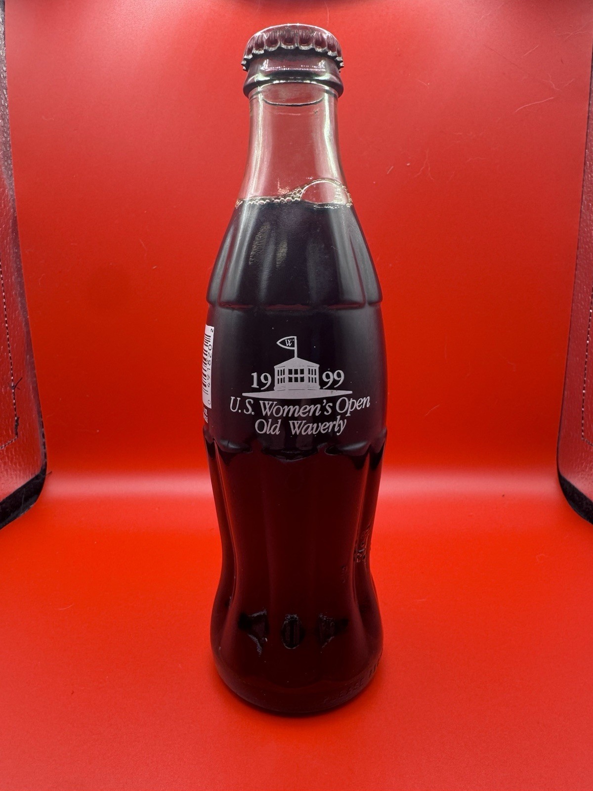 1999 Coca-Cola U.S. Women’s Open Old Waverly 8oz Glass Bottle Full Sealed