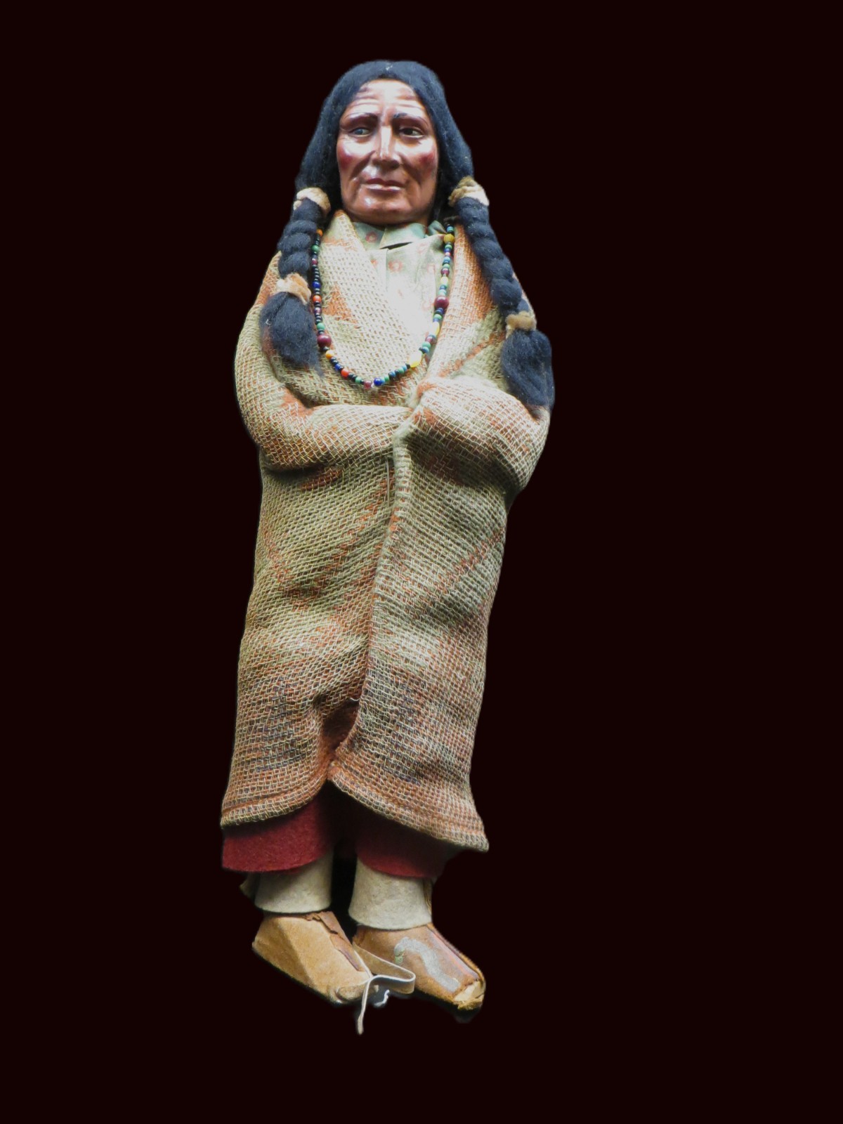 Vintage, Native American Skookum Doll, Male Figure  (74)