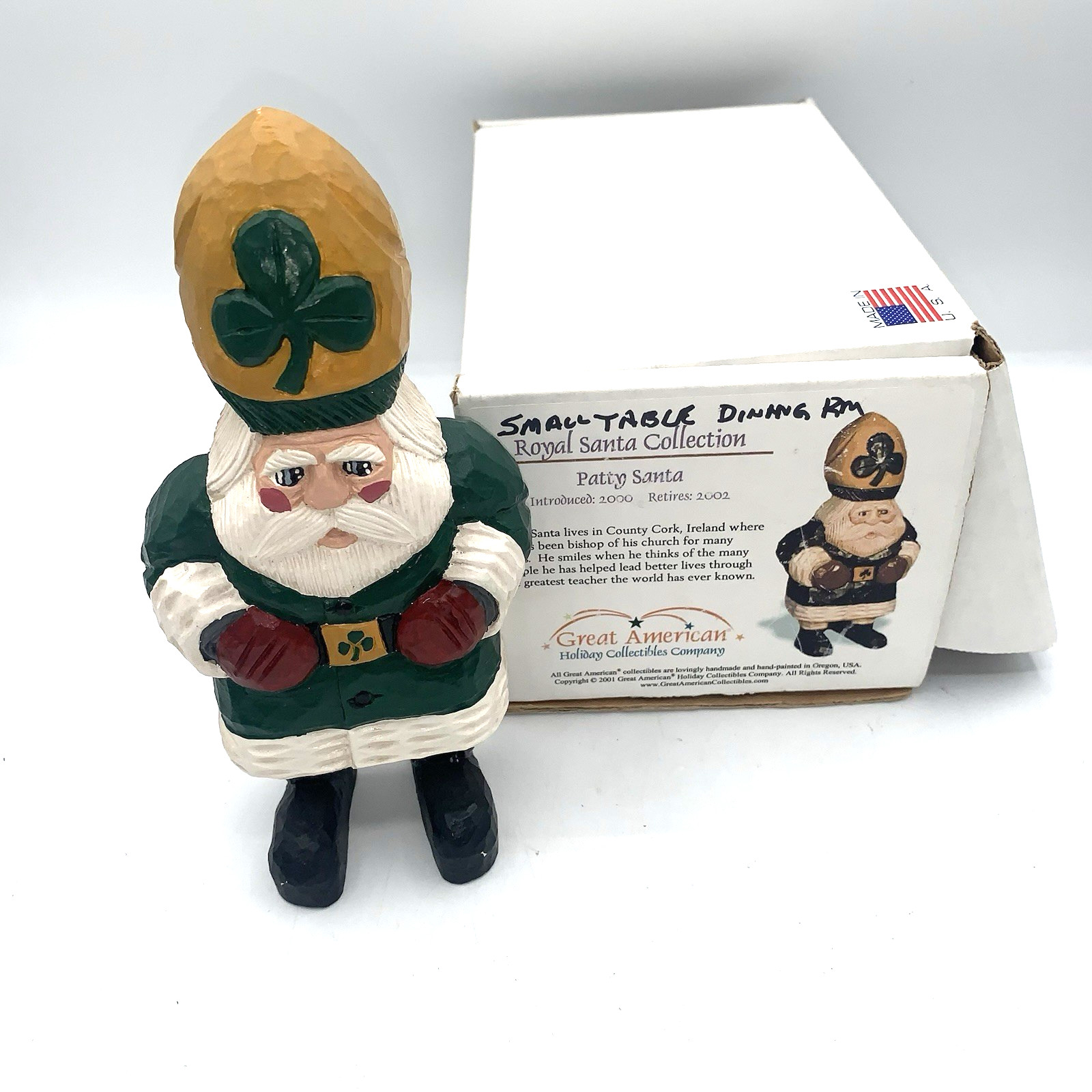 Great American Holiday Collectibles Patty Santa Figurine 7 1/4\ Great American Holiday Collectibles Patty Santa Figurine 7 1/4\