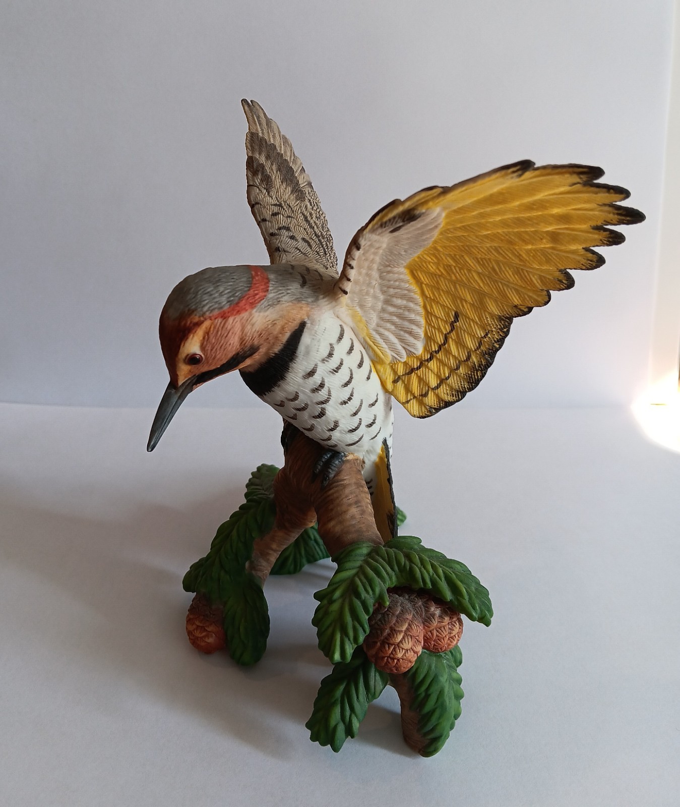 Northern Flicker bird figurine by Lenox 1997 - Excellent Condition
