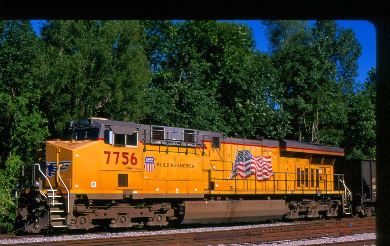 UP 7756 AC45CCTE, Paducah, KY, 05/13; Kodachrome Original