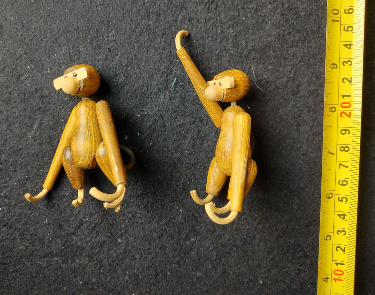 Vtg Midcentury Danish Modern Teak Wood Jointed Kay Bojesen Zoo Line Style Monkey Vtg Midcentury Danish Modern Teak Wood Jointed Kay Bojesen Zoo Line Style Monkey