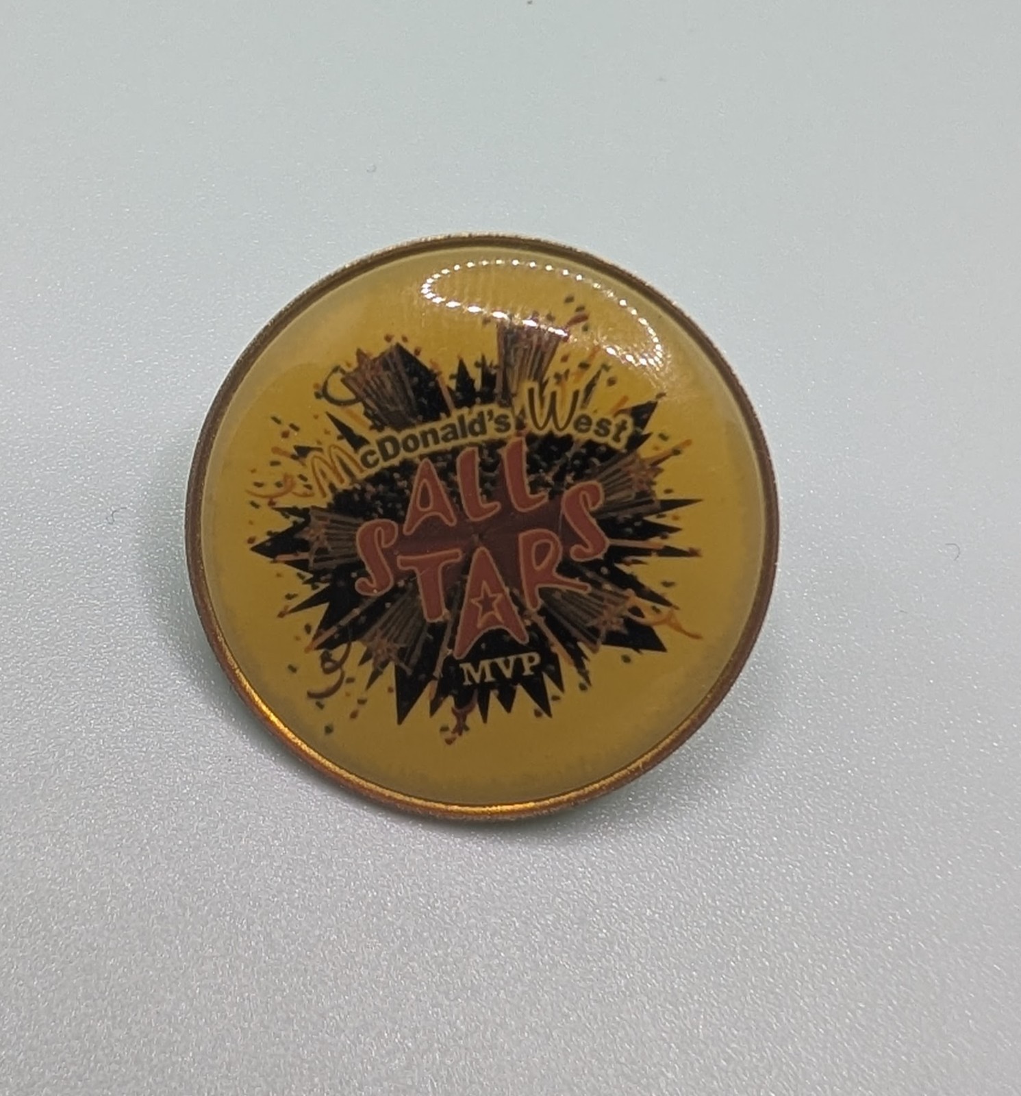 Vintage McDonalds West All Stars MVP Employee Recognition Lapel Pin