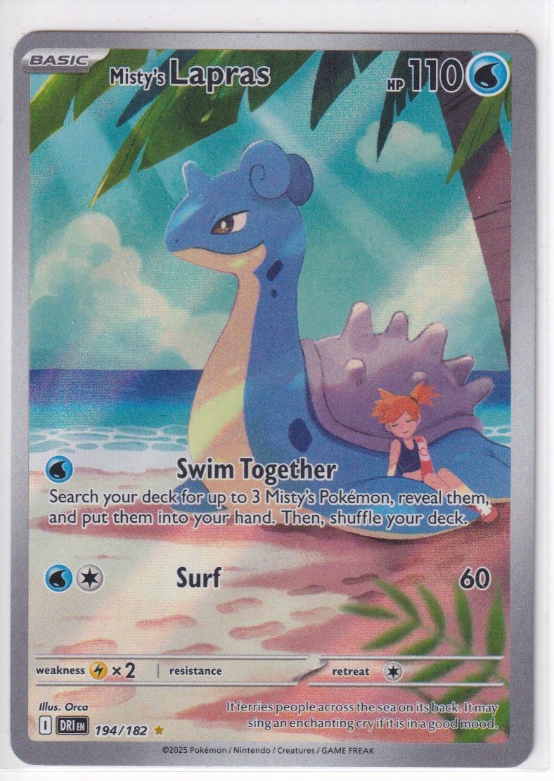 Misty\'s Lapras Holofoil [DRI - 194/182]