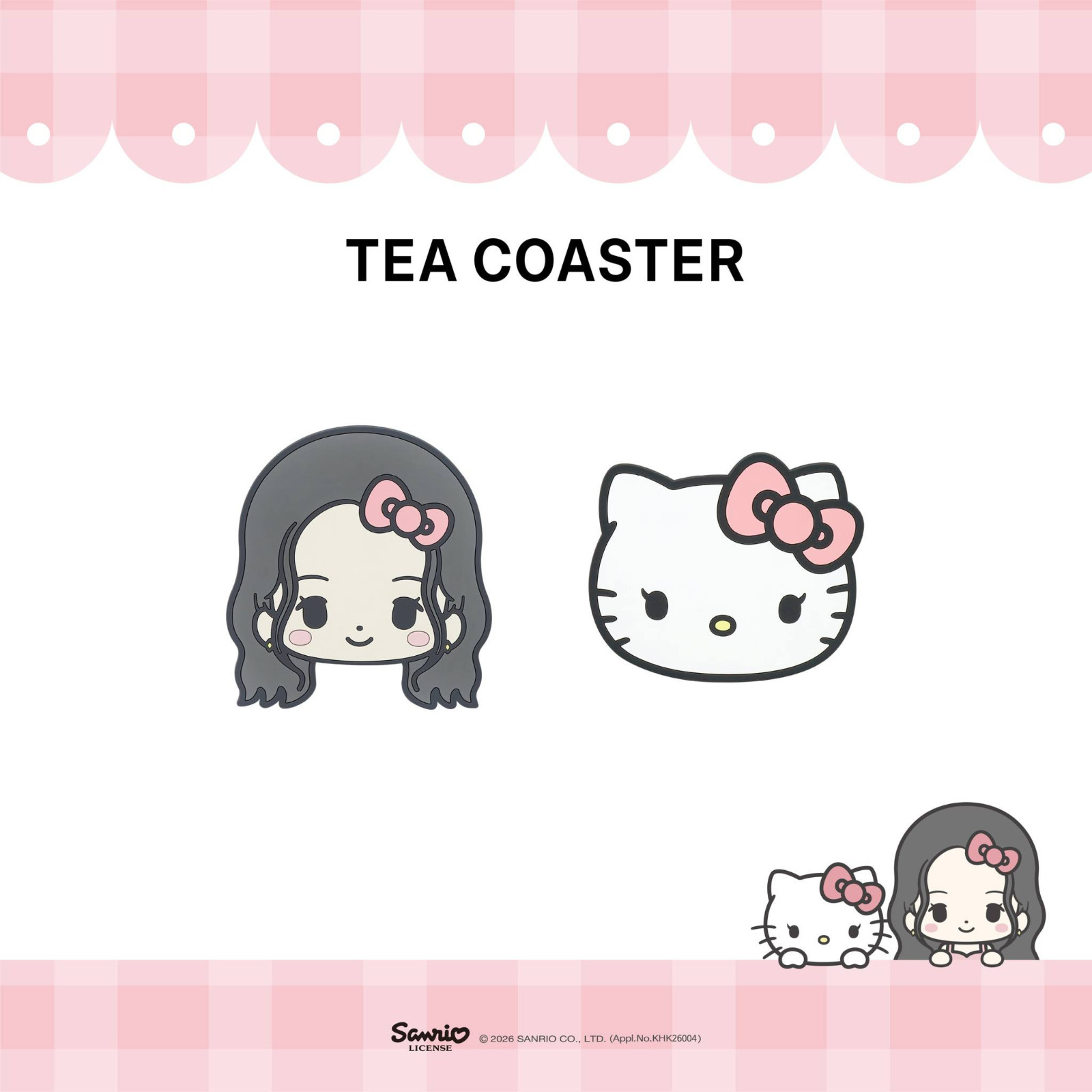 Hello Kitty x Jisoo Postcard Comb Scrunchie Mirror Headband Bag Pouch Strap Doll