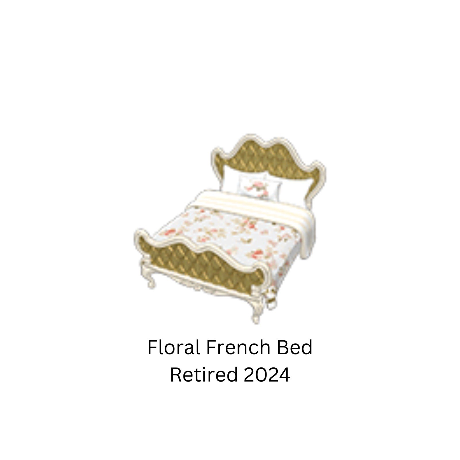 Webkinz Retired Floral French Bed French Floral Flowery Regal Spring Elegant Webkinz Retired Floral French Bed French Floral Flowery Regal Spring Elegant