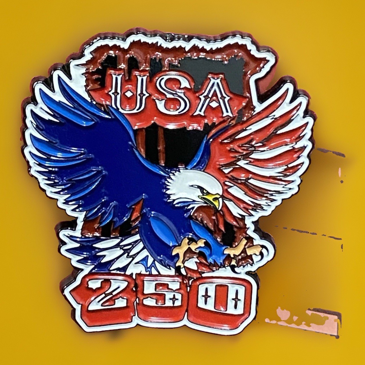 USA United States Of America 250 Eagle Liberty Patriotic Hat Cap Lapel Metal Pin USA United States Of America 250 Eagle Liberty Patriotic Hat Cap Lapel Metal Pin