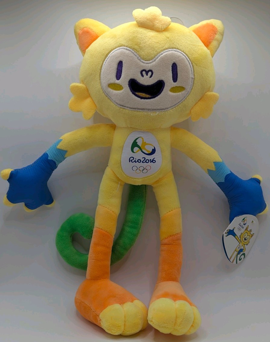 ULTRA RARE 2016 MASCOT OF THE RIO SUMMER OLYMPIC GAMES - VINICIOUS ULTRA RARE 2016 MASCOT OF THE RIO SUMMER OLYMPIC GAMES - VINICIOUS