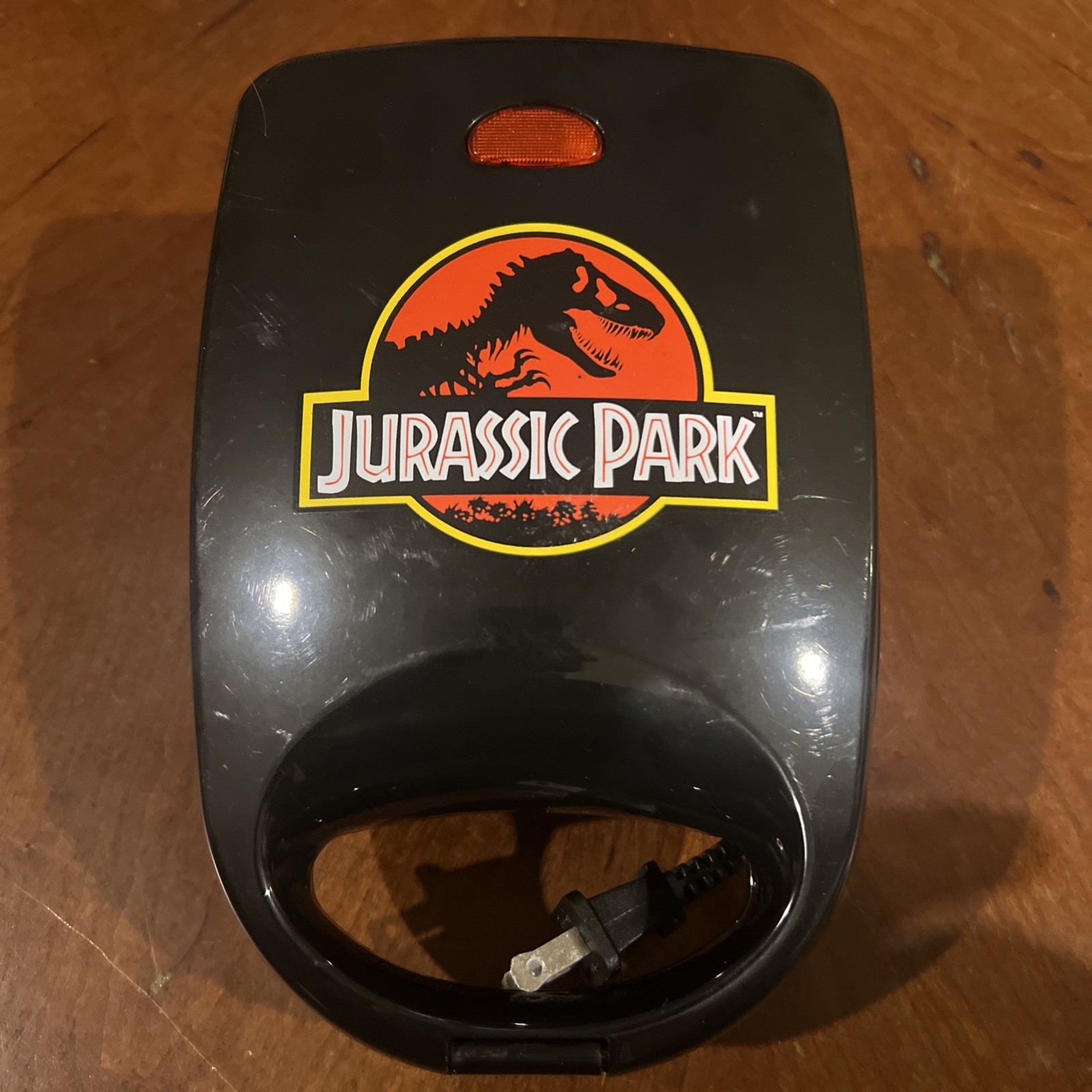 Jurassic Park Grilled Cheese Sandwich Maker Uncanny Brands TRex Panini Press Jurassic Park Grilled Cheese Sandwich Maker Uncanny Brands TRex Panini Press