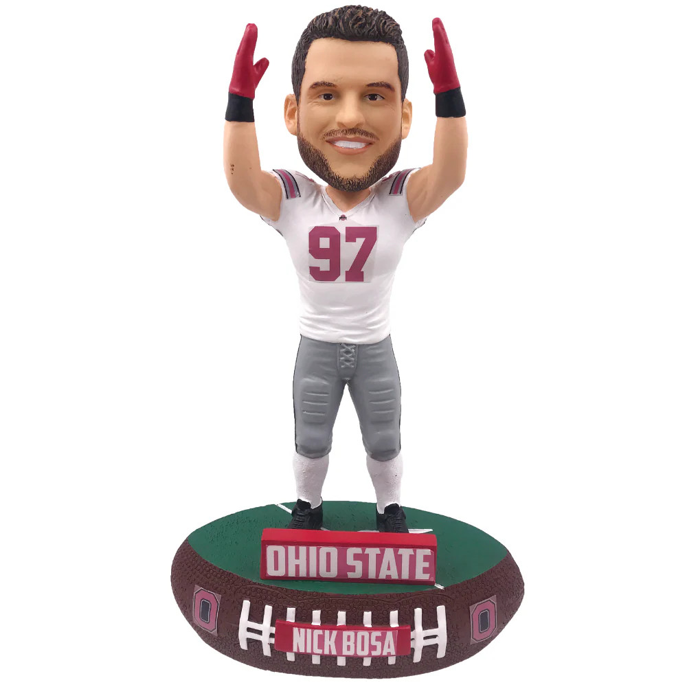 Nick Bosa Ohio State Baller Special Edition O-H-I-O Bobblehead NCAA College Nick Bosa Ohio State Baller Special Edition O-H-I-O Bobblehead NCAA College