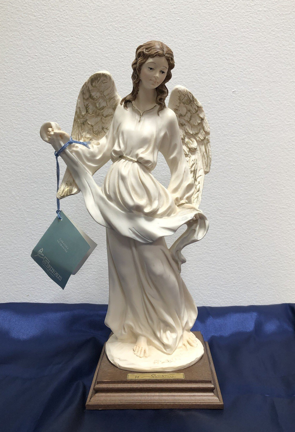 Vintage A. SANTINI Lady Angel Sculpture Resin 11.5\ Vintage A. SANTINI Lady Angel Sculpture Resin 11.5\
