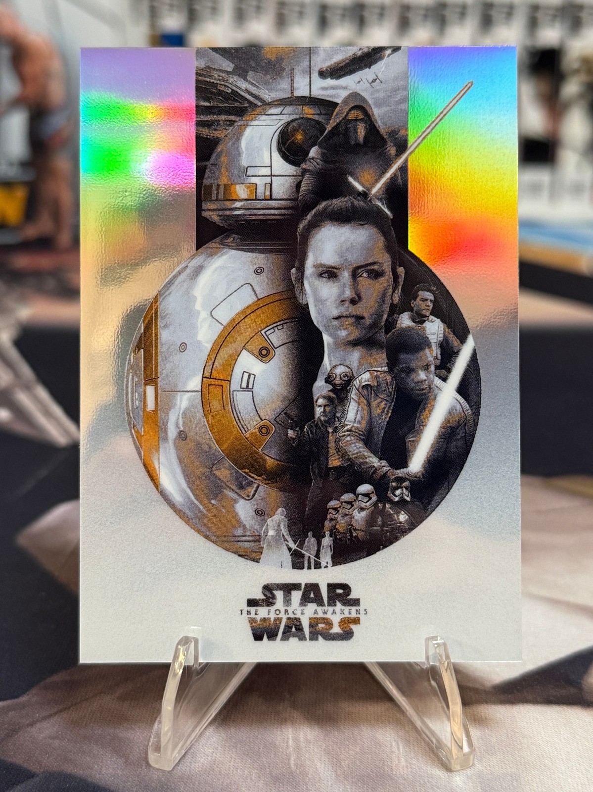 Topps 2026 Star Wars Chrome Eras Insert The Seventh E-7 The Force Awakens SSP