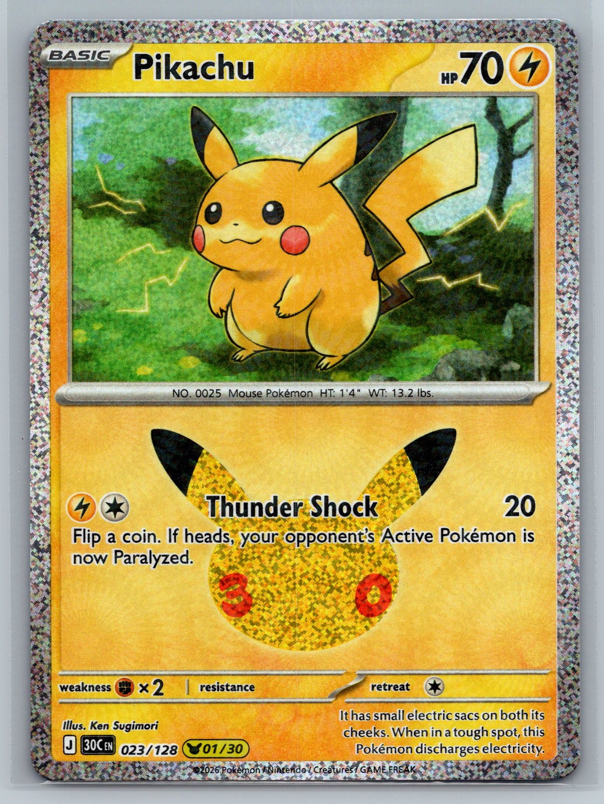 ME: 30th Celebration #023/128 Pikachu ME: 30th Celebration #023/128 Pikachu