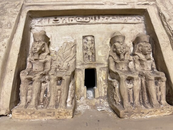 Large Fantastic Ancient Egyptian Abu Simbel Temple like the original one