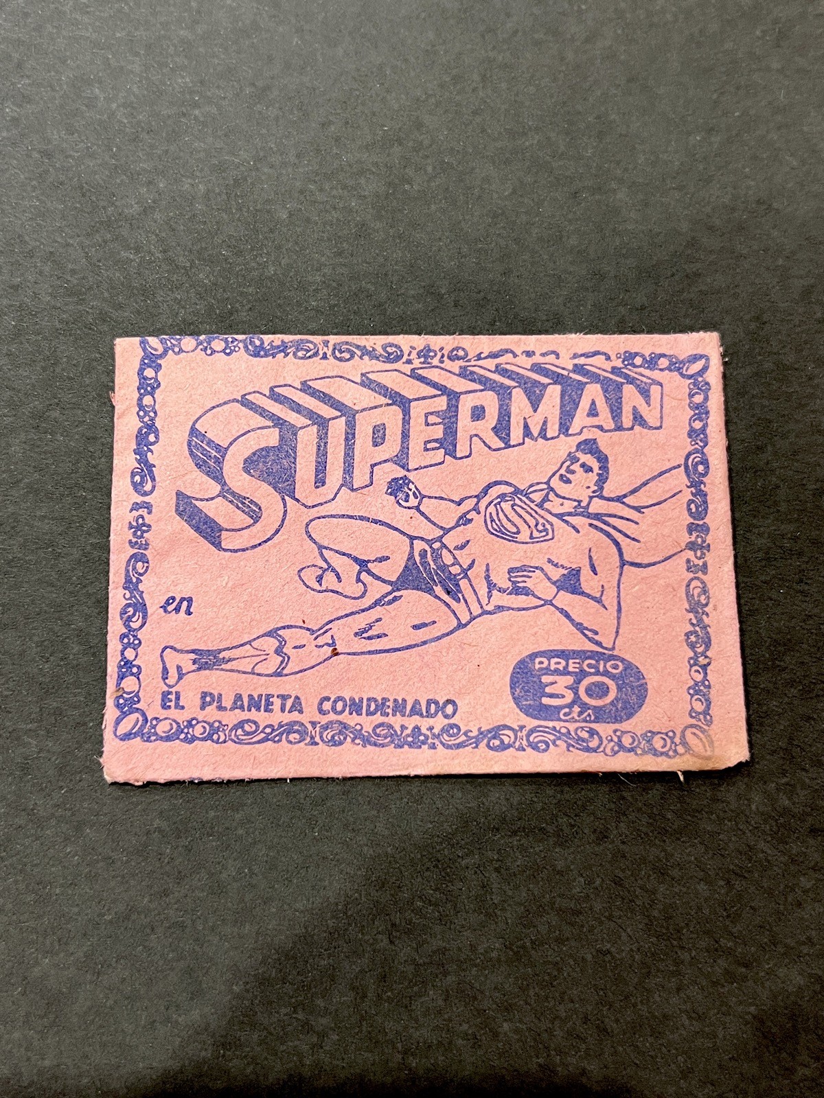 1958 Fher Superman En El Planeta Condenado opened empty envelope 1958 Fher Superman En El Planeta Condenado opened empty envelope