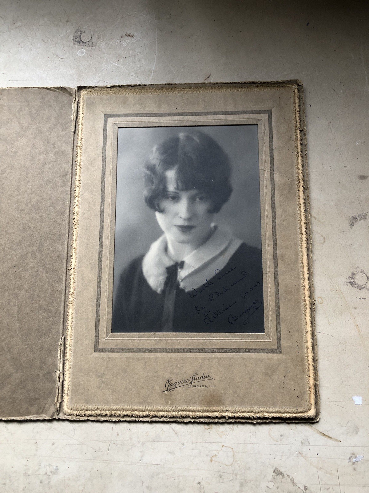 Vintage Photograph In Matte Frame 