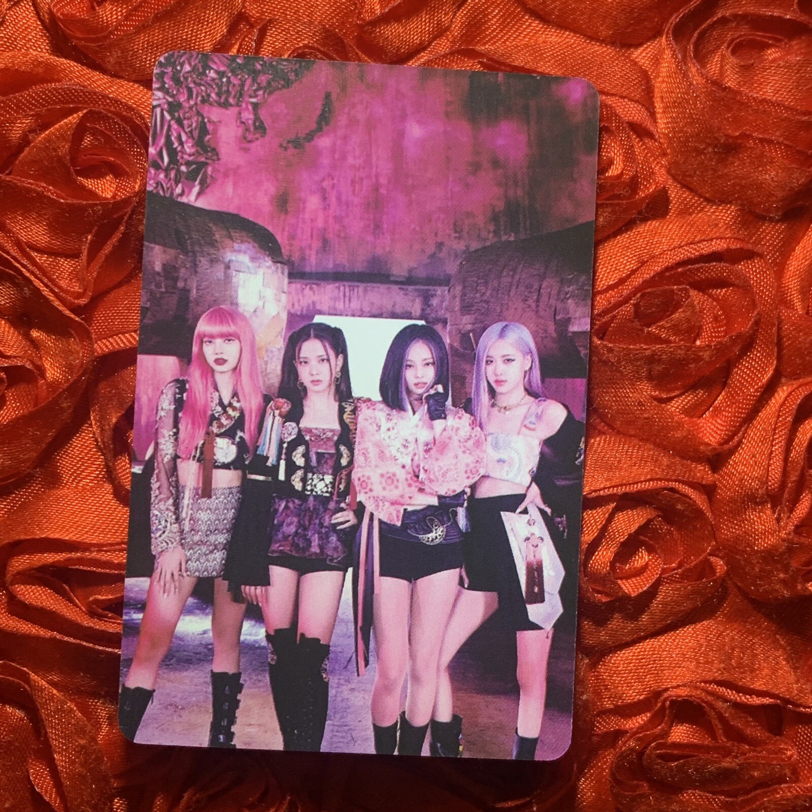 BLACKPINK CARTOON LIKE KPOP Girl Photo ACG Goddess Card Group Korean Trad