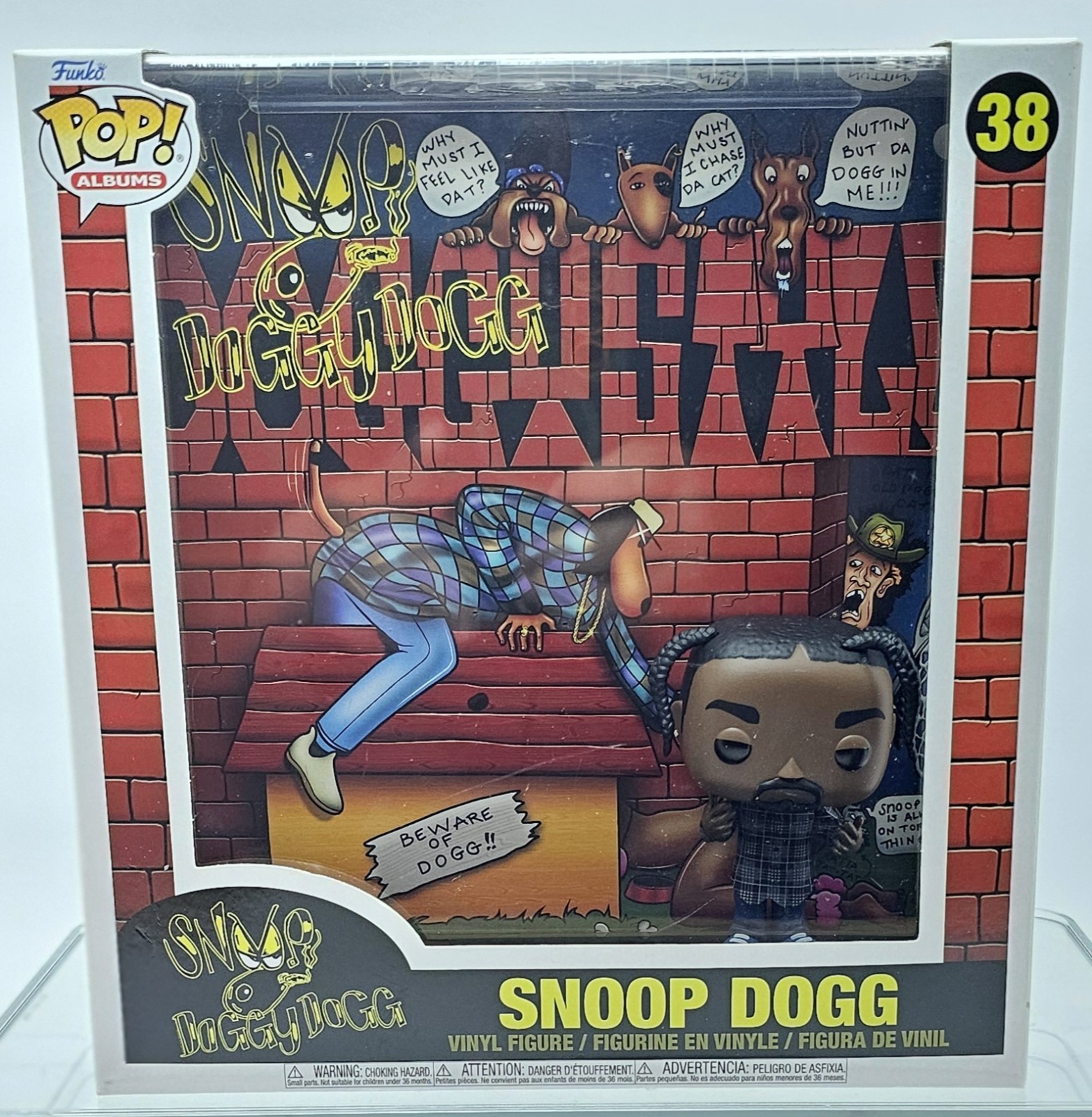Funko Pop Albums Snoop Dogg Doggystyle #38 Vinyl Figure Case Death Row Rap New Funko Pop Albums Snoop Dogg Doggystyle #38 Vinyl Figure Case Death Row Rap New