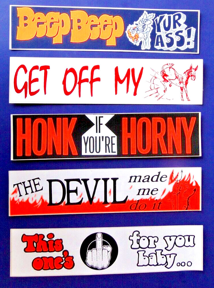 Vintage Bumper Sticker 
