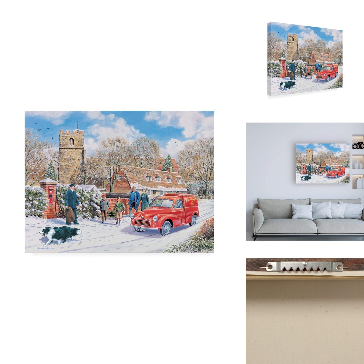 Trademark Fine Art ALI45993-C3547GG Christmas Post by Trevor Mitchell 35x47 Trademark Fine Art ALI45993-C3547GG Christmas Post by Trevor Mitchell 35x47
