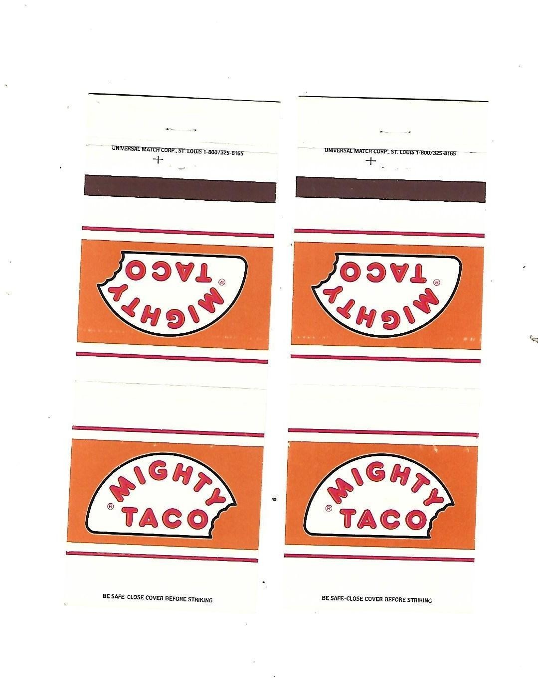 2 Mighty Taco  Matchcovers
