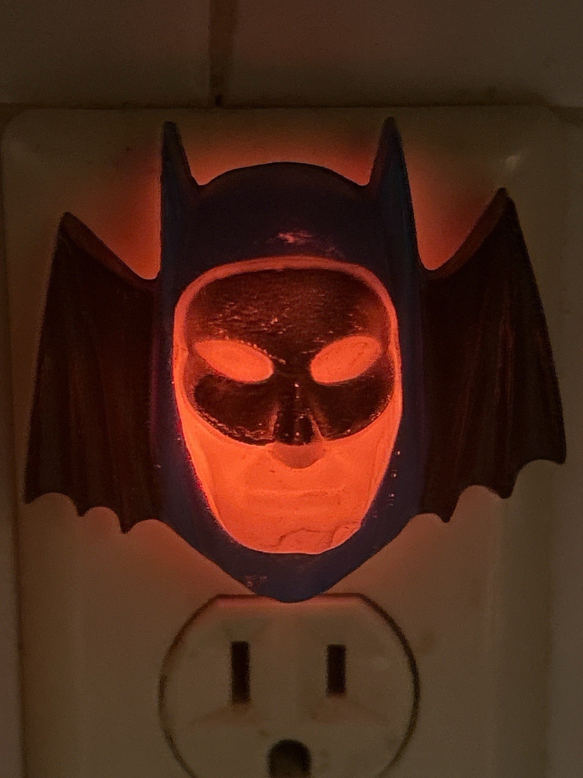 Vintage 1960s Snapit Batman Night Light Working Plug In DC Comics RARE