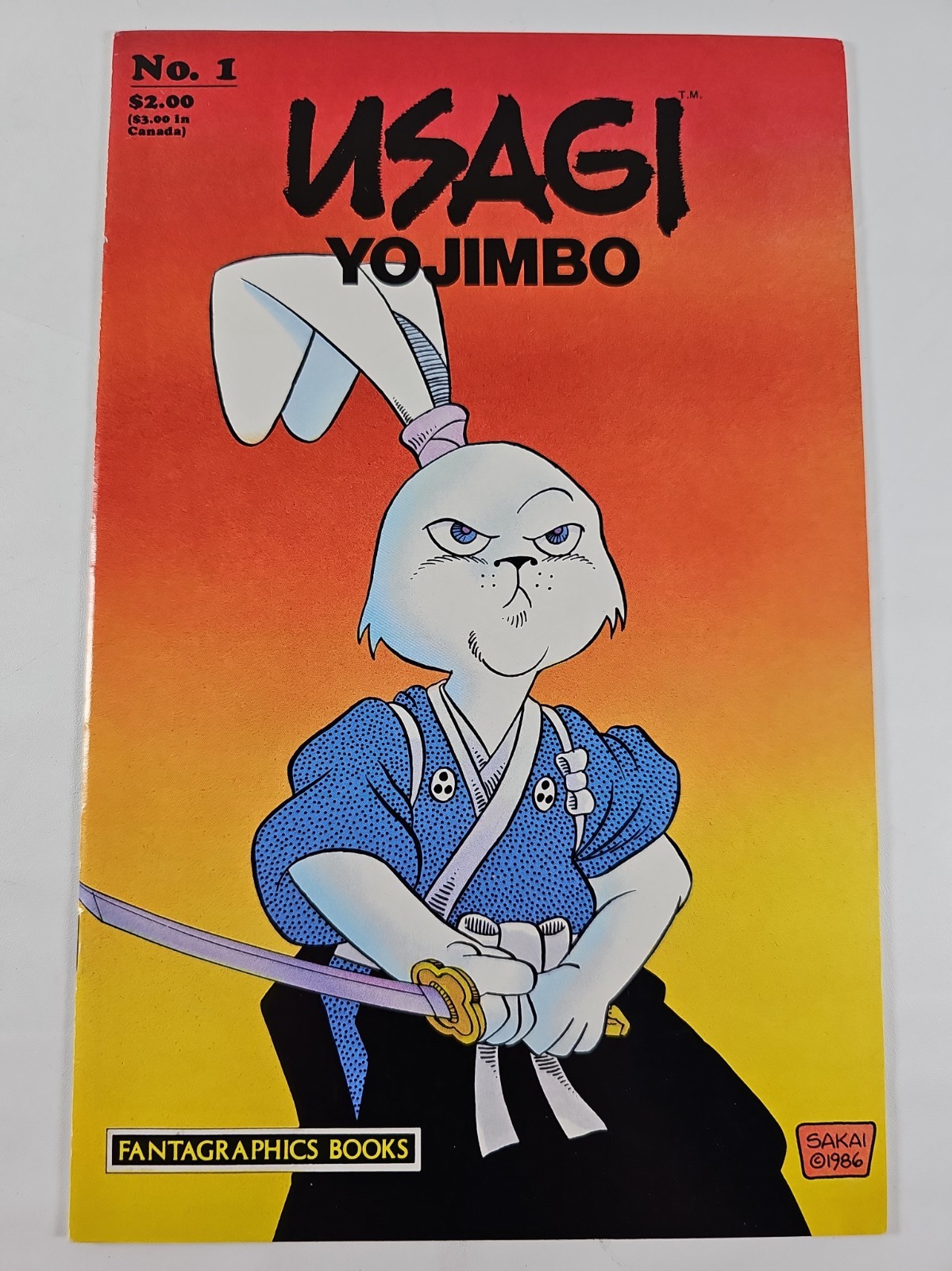 Usagi Yojimbo 1 Fantagraphics Books 1987 Stan Sakai First Issue Key Comic Usagi Yojimbo 1 Fantagraphics Books 1987 Stan Sakai First Issue Key Comic