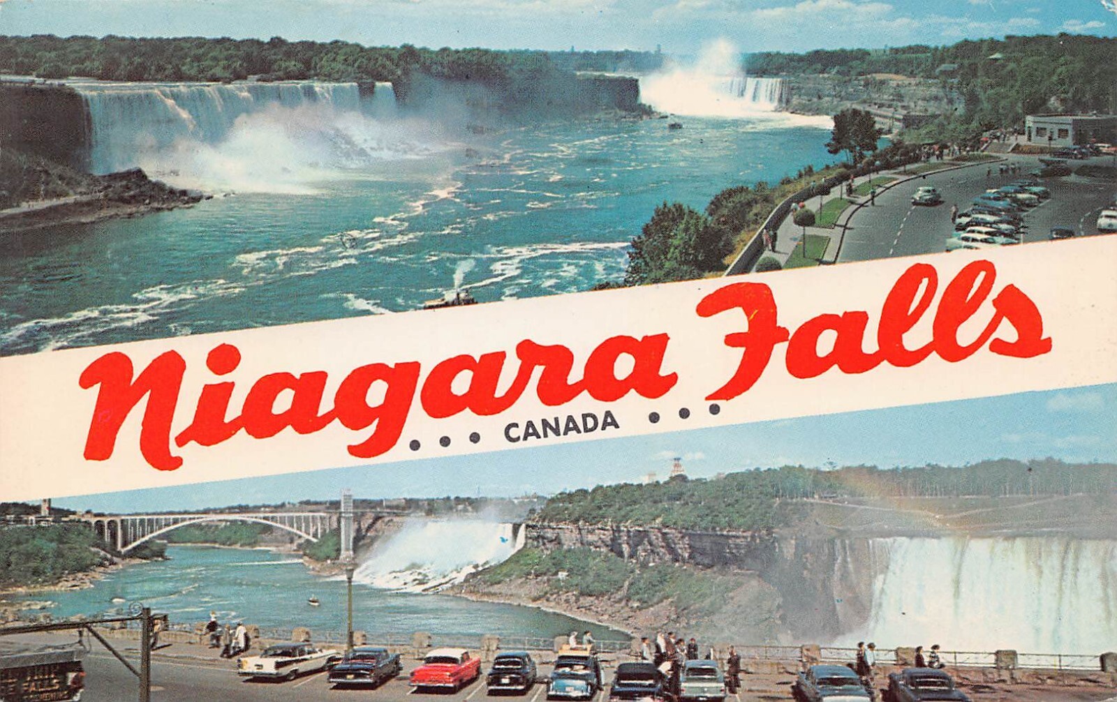 1963 Niagara Falls Canada Greetings Large Letter Chrome Postcard 1963 Niagara Falls Canada Greetings Large Letter Chrome Postcard