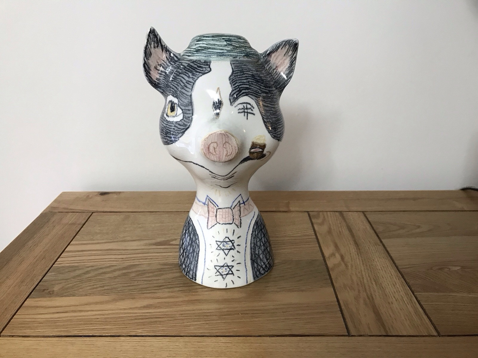Beswick Rare Pottery Pig Money Box by Albert Hallam marked No 1760 Superb
