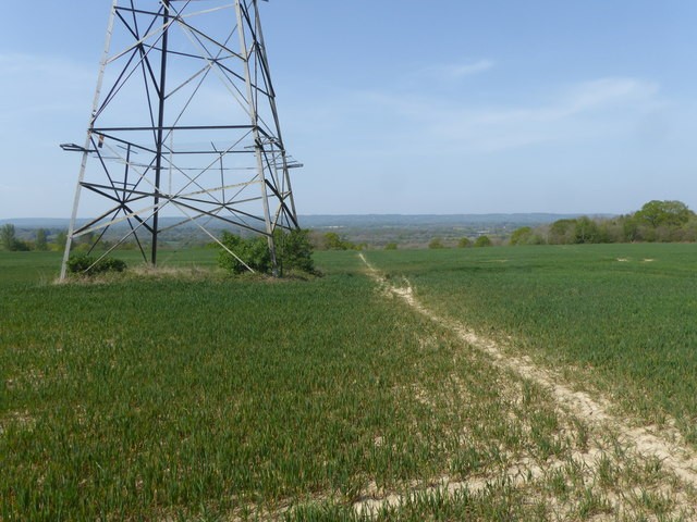 Photo A3 Pylon near Little Judd's Wood Upper Hayesden This was a very wa c2019 Photo A3 Pylon near Little Judd's Wood Upper Hayesden This was a very wa c2019
