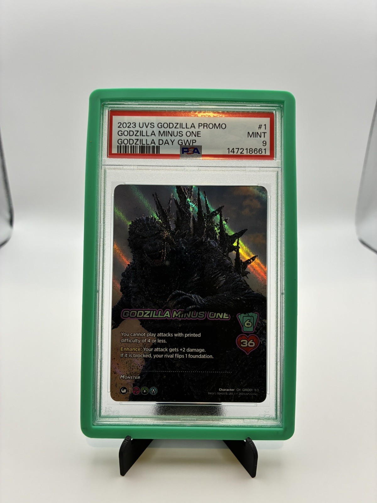 2023 Universus Godzilla Minus One Promo Godzilla Day GWP PSA 9 2023 Universus Godzilla Minus One Promo Godzilla Day GWP PSA 9