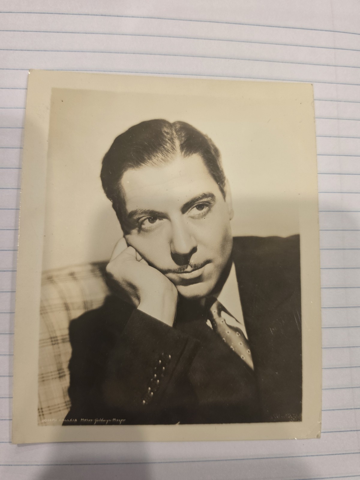Press Photo Metro-Goldwyn-Mayer player Joseph Calleia Press Photo Metro-Goldwyn-Mayer player Joseph Calleia