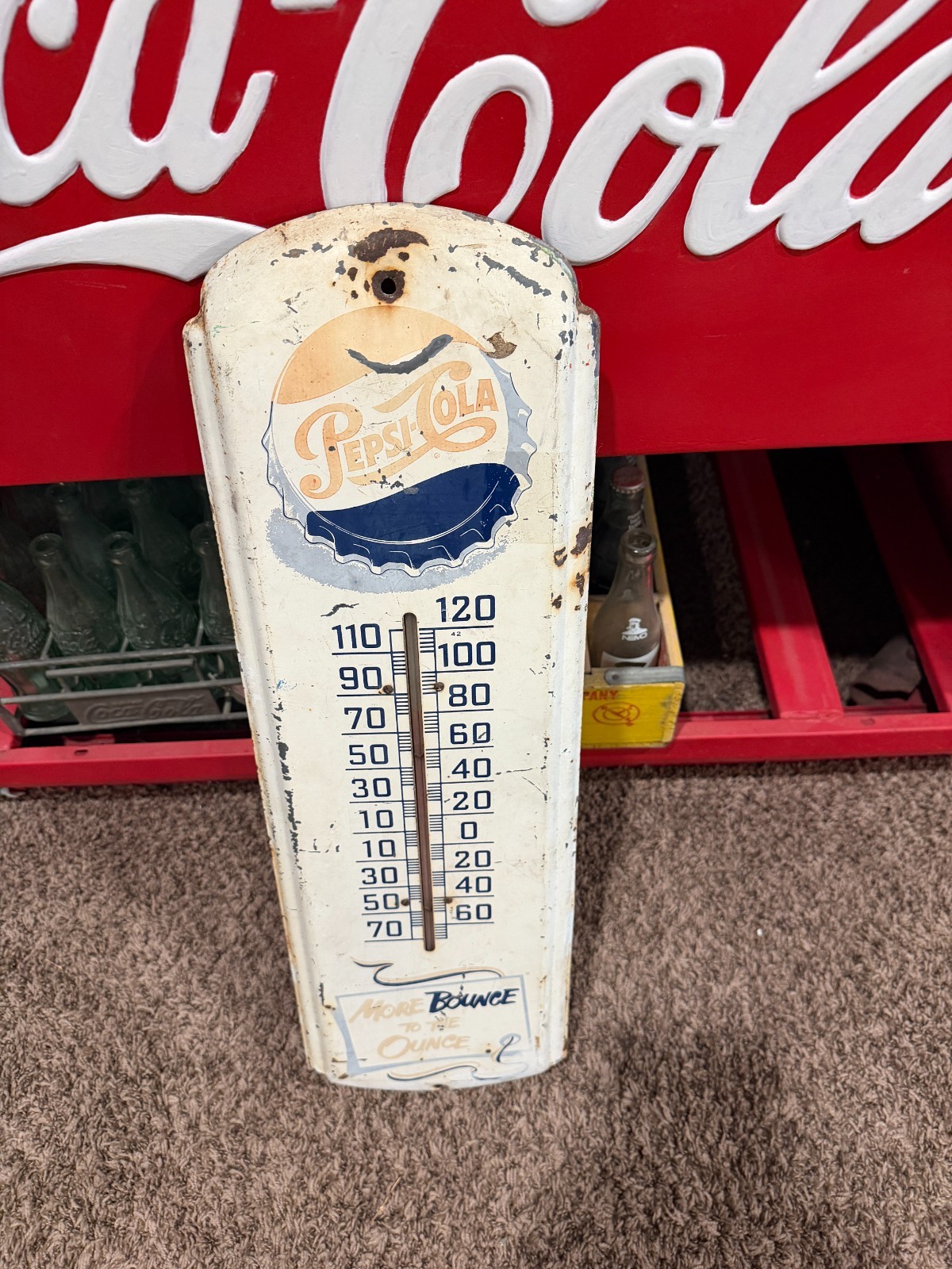 More Bounce to the ounce Pepsi thermomoter