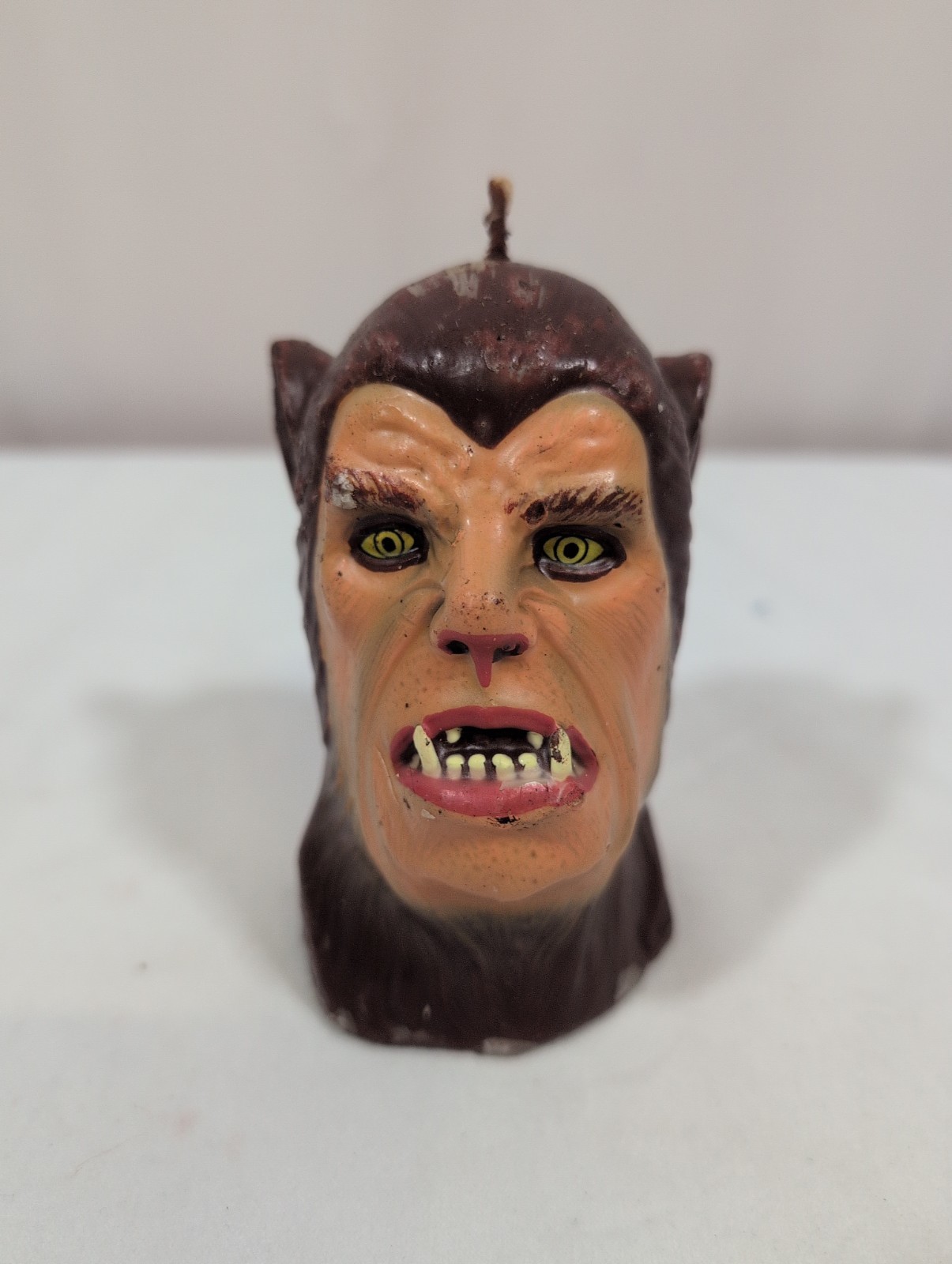 Vintage Horror Candle Warewolf 1996 Halloween Scary