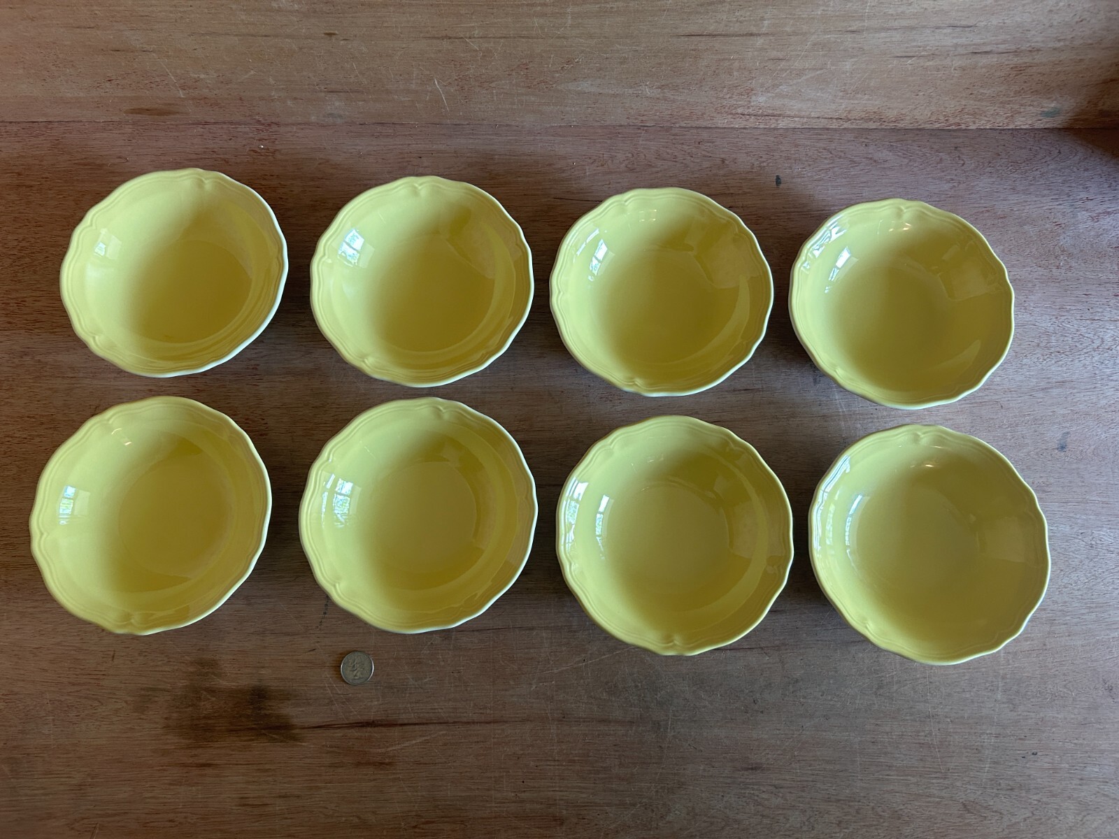 Ironstone Buttercup Federalist Soup Cereal Bowl Lot 6-1/2\