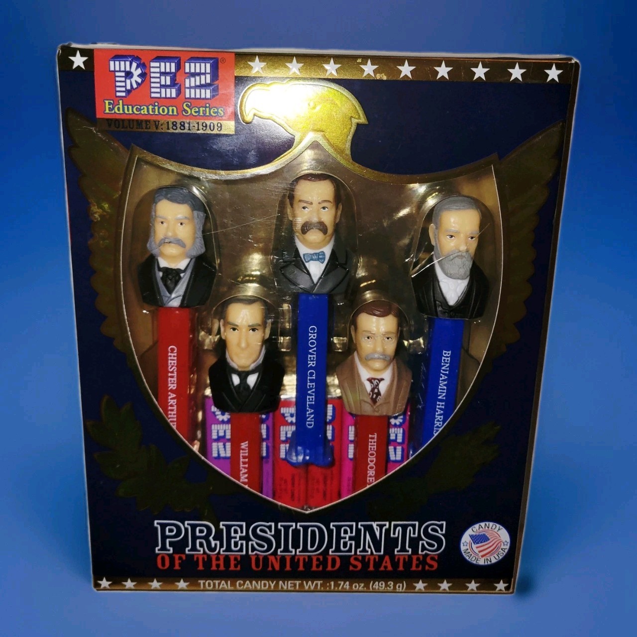 PEZ Presidents Of The United States Volume V: 1881-1909 Roosevelt, Cleveland ++