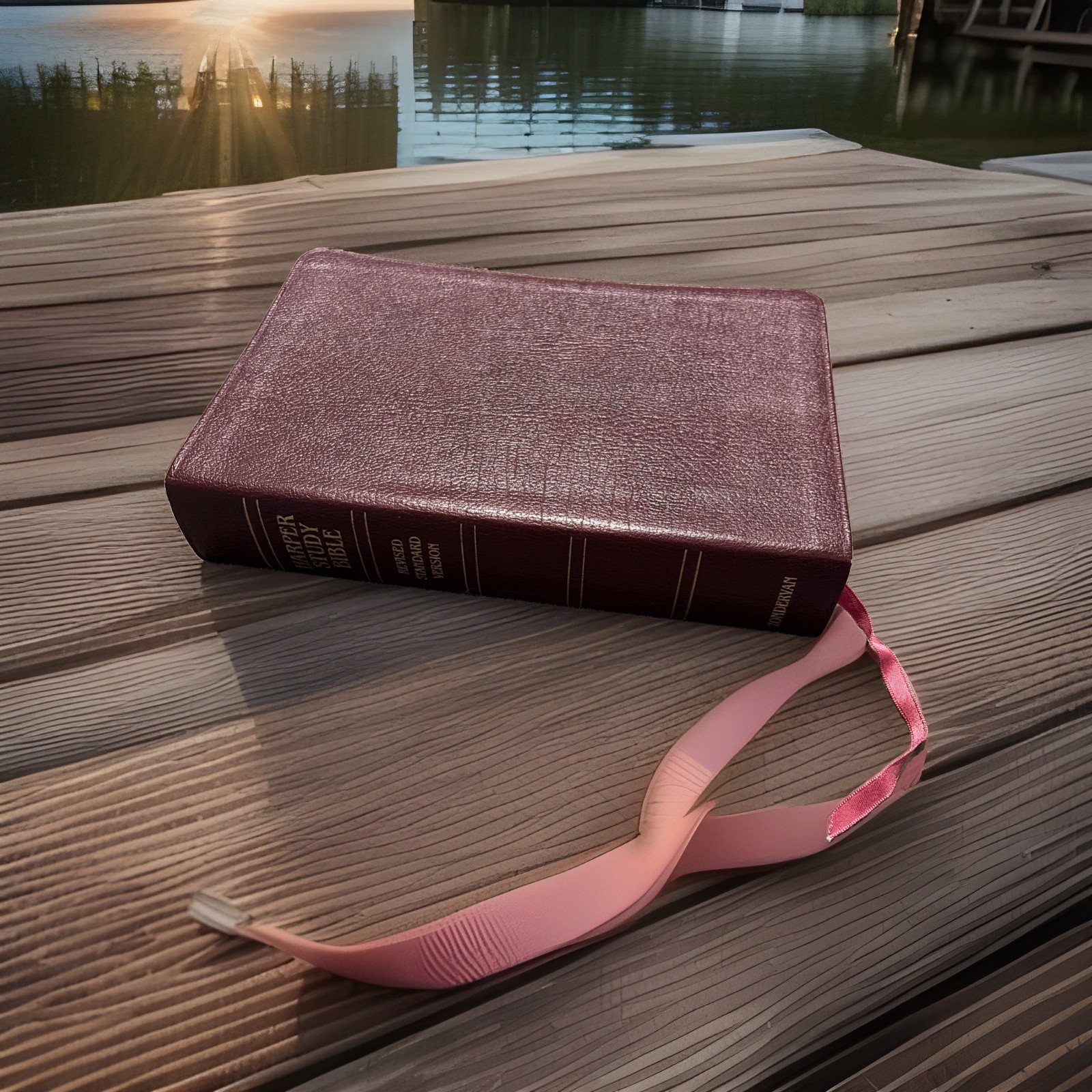 Vintage Harper Study Bible (Revised Standard Version) Bonded Leather VG Clean 88 Vintage Harper Study Bible (Revised Standard Version) Bonded Leather VG Clean 88