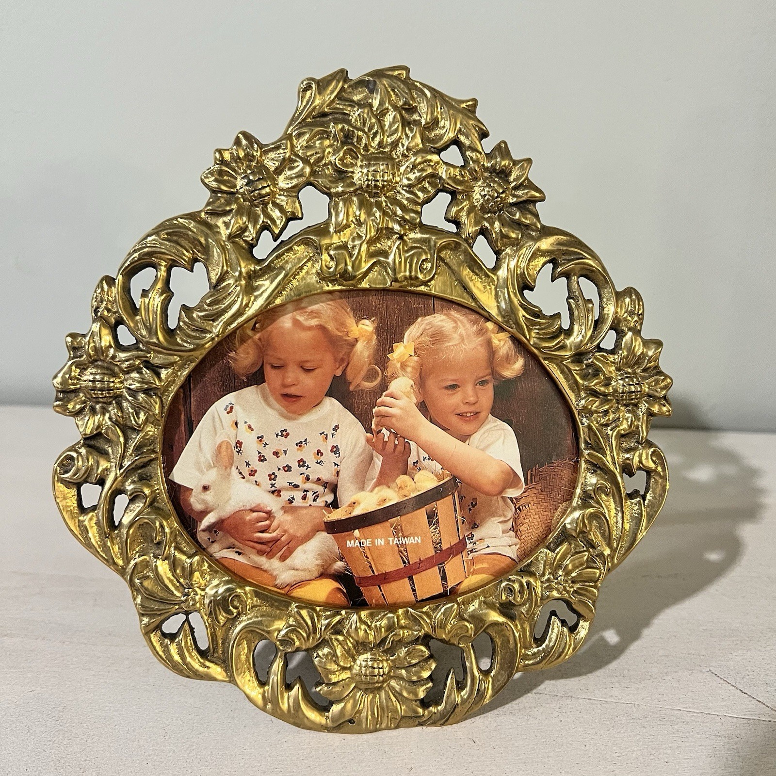 Vintage 1970s Solid Brass Ornate 7 Vintage 1970s Solid Brass Ornate 7