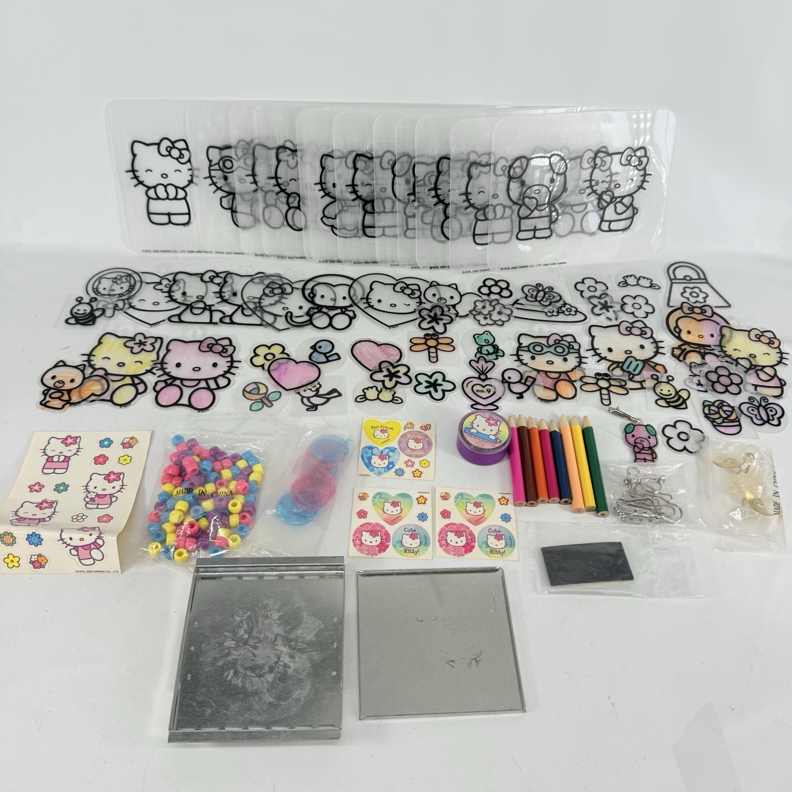 Vintage 2003 Hello Kitty Shrink Art Sanrio Replacement Parts & Pieces