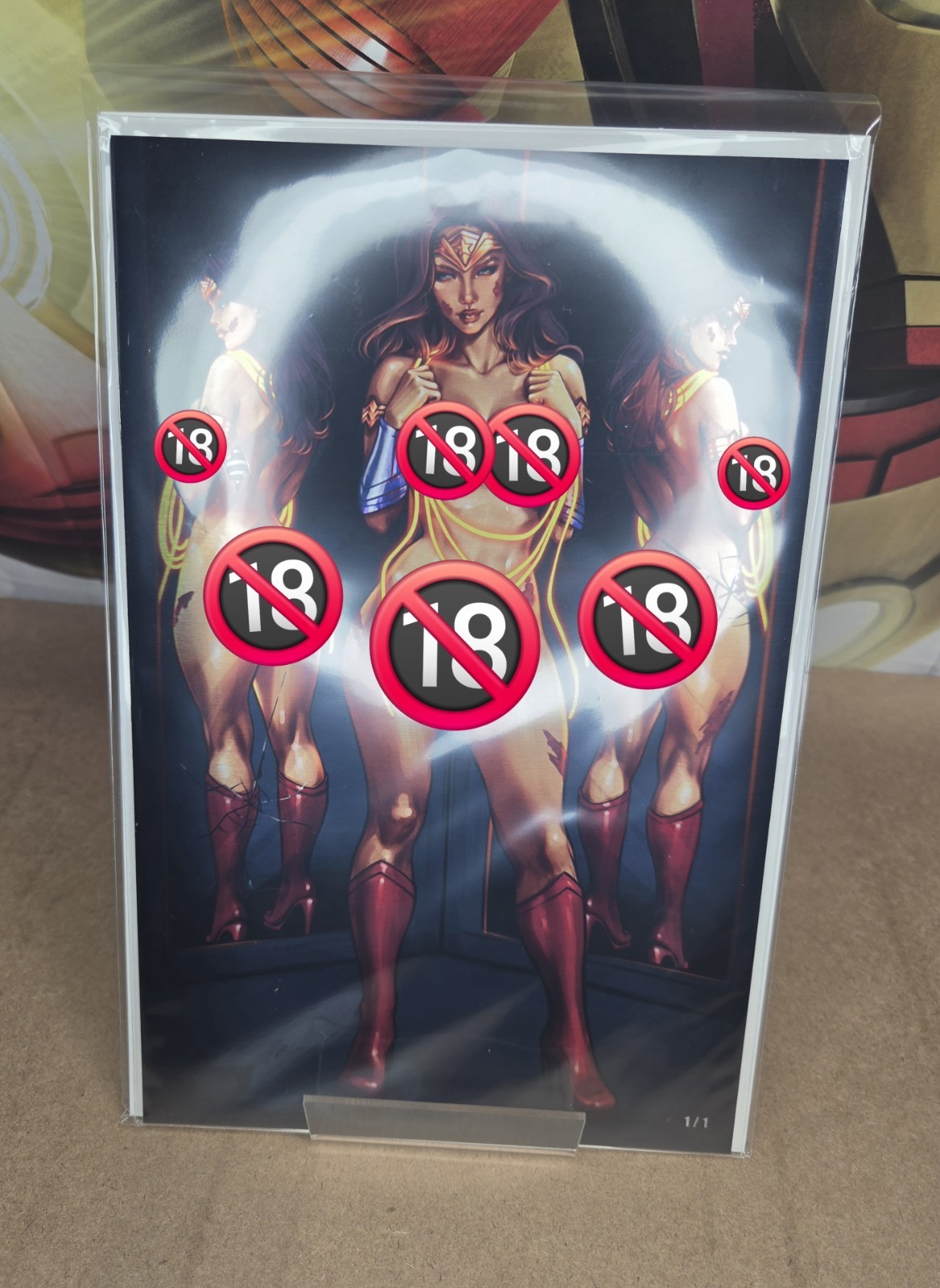 *Metal 1/1* AN\'s PlayHouse Zombie Carnival Wonder Woman Full N Naughty Mirror *Metal 1/1* AN\'s PlayHouse Zombie Carnival Wonder Woman Full N Naughty Mirror