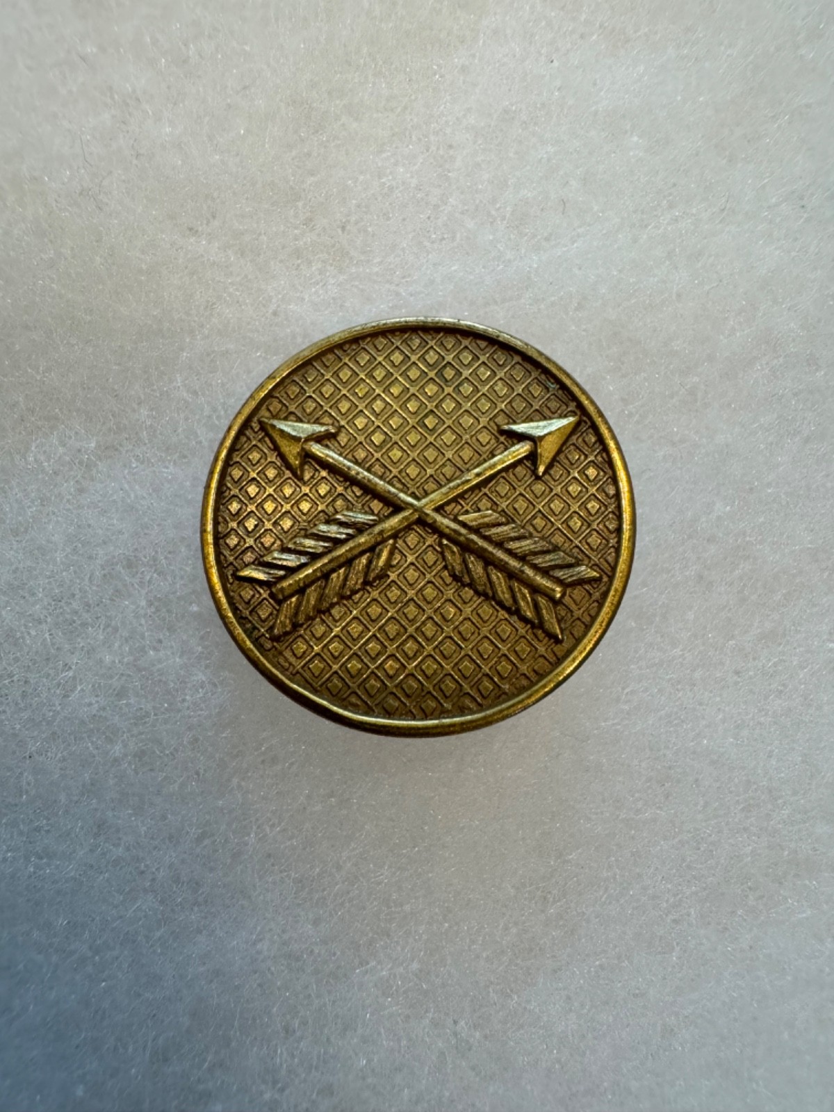 US Indian Scouts Indian Wars Original Collar Insignia Crossed Arrows