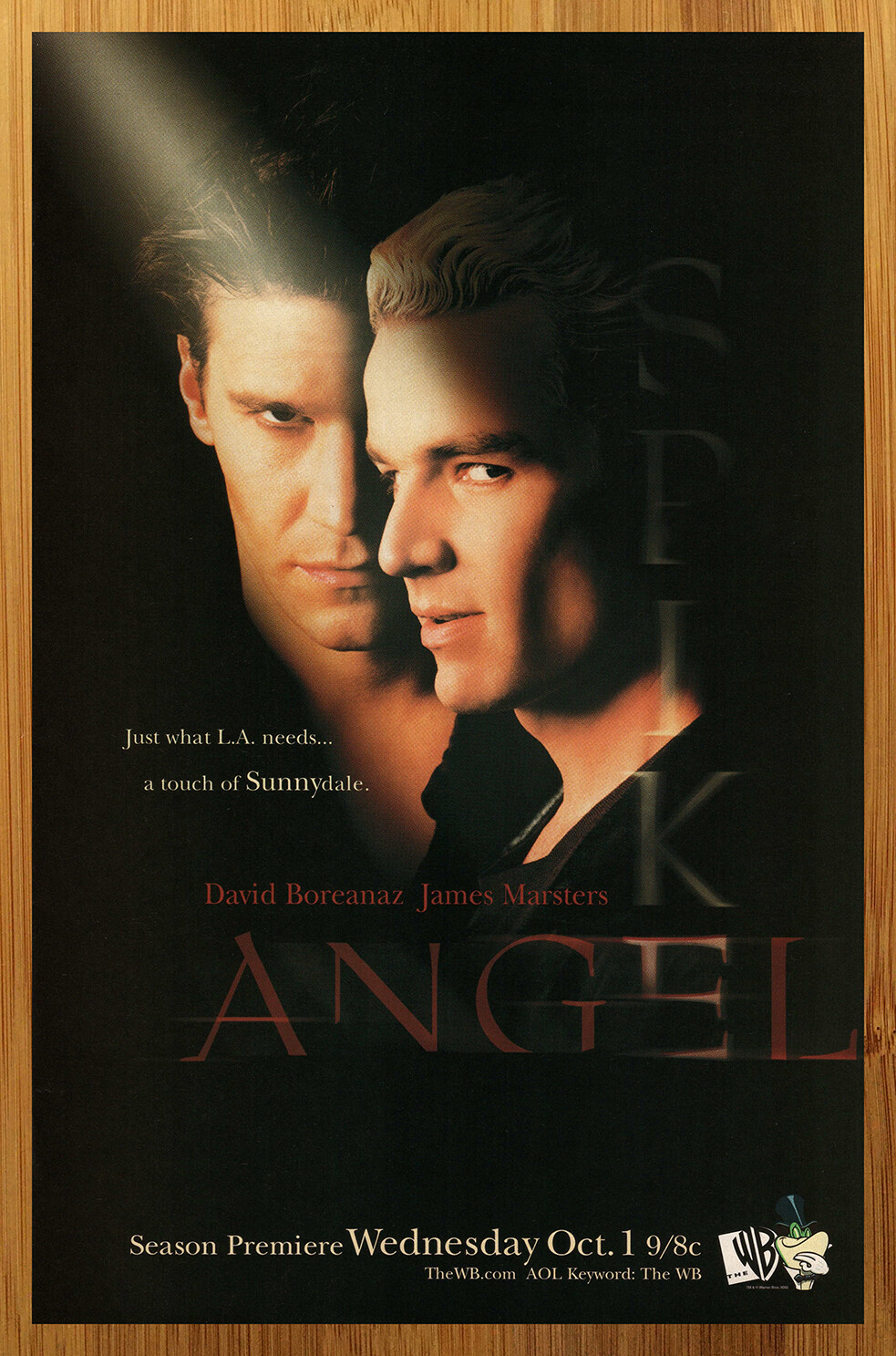 2003 Angel TV Series Print Ad/Poster Spike Buffy The Vampire David Boreanaz Art