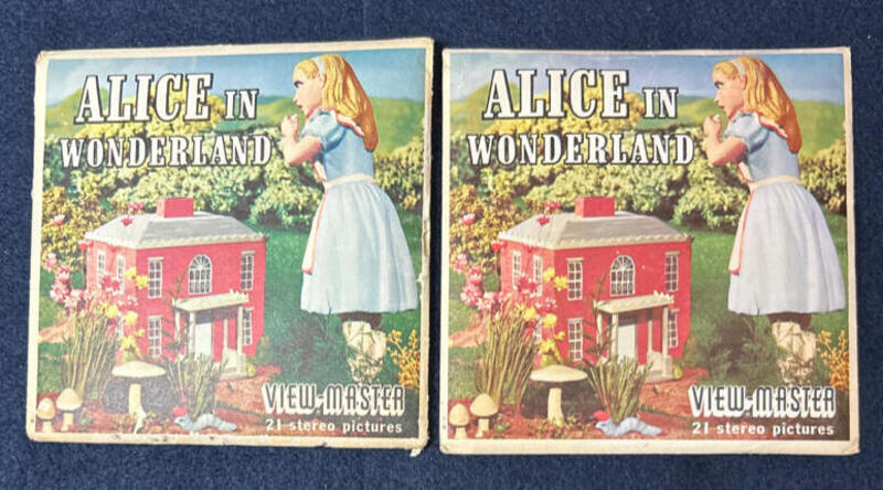 Alice in Wonderland * Viewmaster Packet B360 * 3 Reels, A Booklet