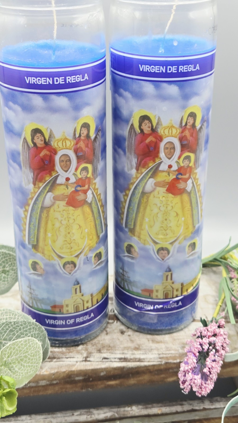 Veladora de La Virgen De Regla Yemayá 8