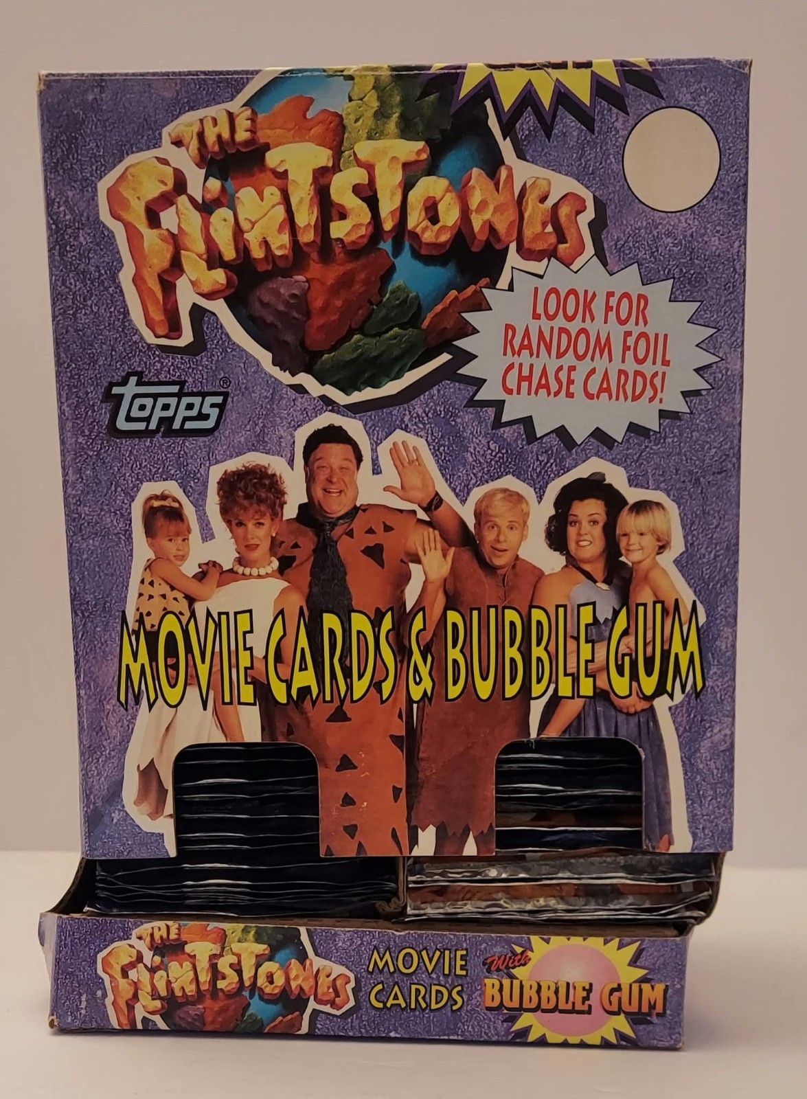 1993 The Flintstones Topps Movie Cards Gravity Box 72 Sealed Packs 