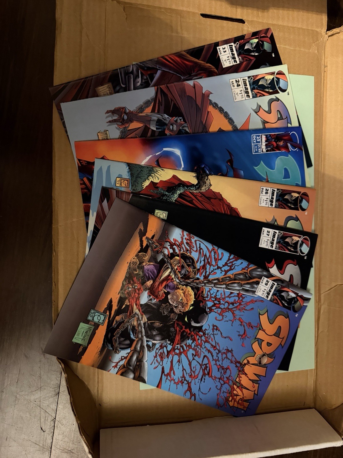 Spawn #23 24 25 26 27 29 1992 Image Lot Run Set Mcfarlane VF/NM