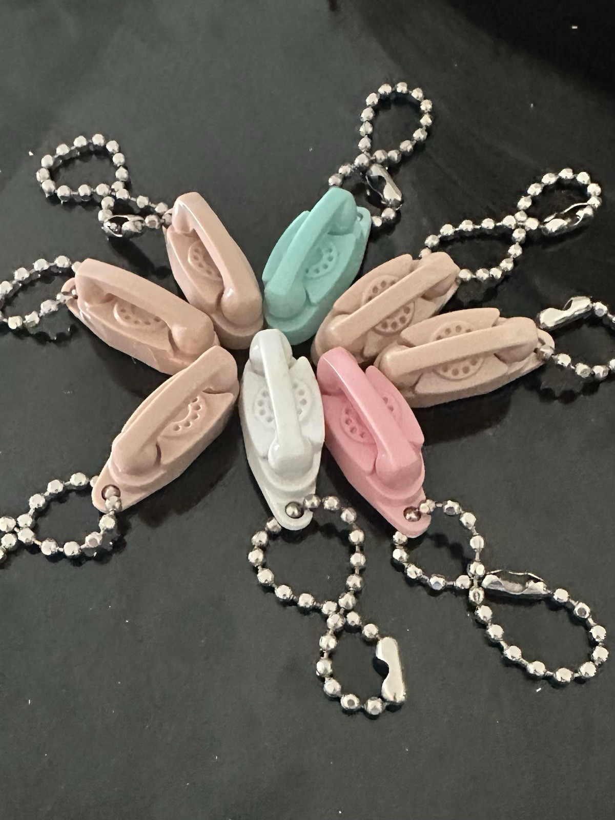 VTG 1960s Princess Phone Keychain \ VTG 1960s Princess Phone Keychain \