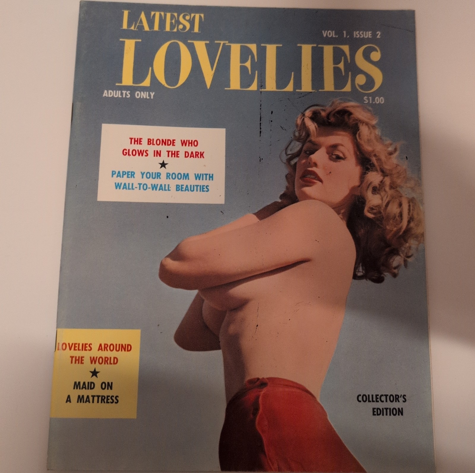 Vintage  1963 Vol 1 #2  Latest Lovelies Pinup Naughty Risque Magazine Collectors
