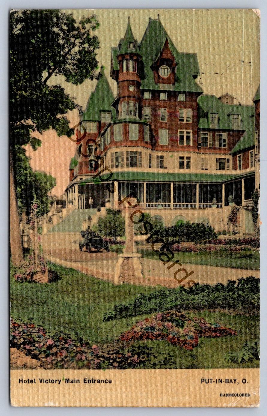 K55/ Put-In-Bay Ohio Postcard c1910 South Bass Island Hotel Victory Entry 383